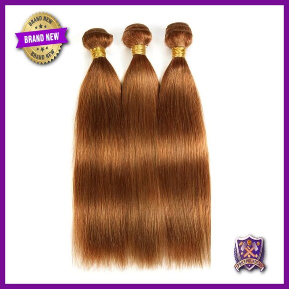 22 Inch Straight Brazilian Human Hair Extensions Double Weft Bundles main image 3